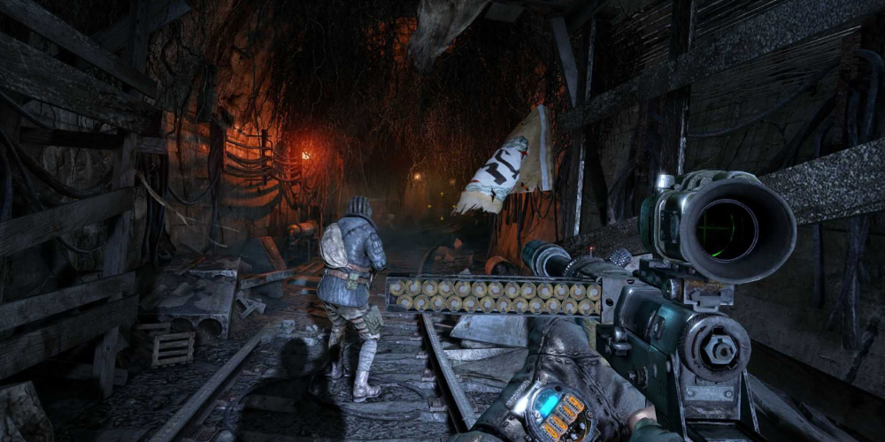 Metro Last Light gameplay