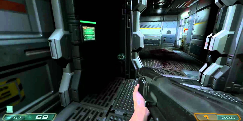 Doom 3 gameplay